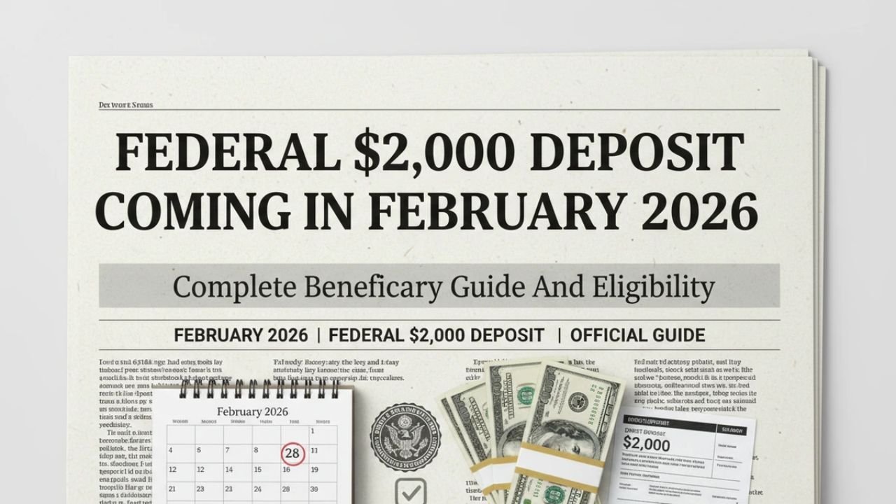 Federal $2,000 Deposit Coming in February 2026: Complete Beneficiary Guide and Eligibility