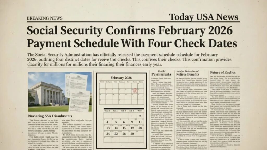 Social Security Confirms February 2026 Payment Schedule: Four Key Check ...