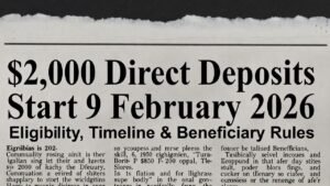 $2,000 Direct Deposits Start February 9, 2026: Eligibility, Timeline, and What Beneficiaries Should Know