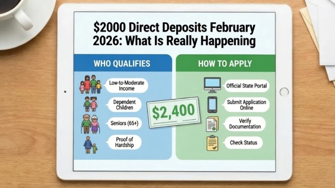 $2,000 Direct Deposits in February 2026: What’s Really Behind the Buzz