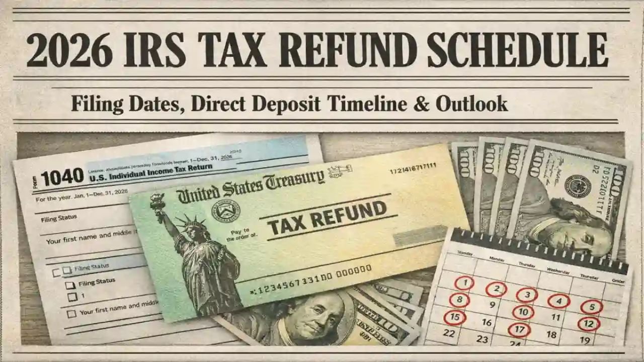 2026 IRS Tax Refund Schedule Explained: Filing Dates, Direct Deposit Timeline & What Taxpayers Can Expect