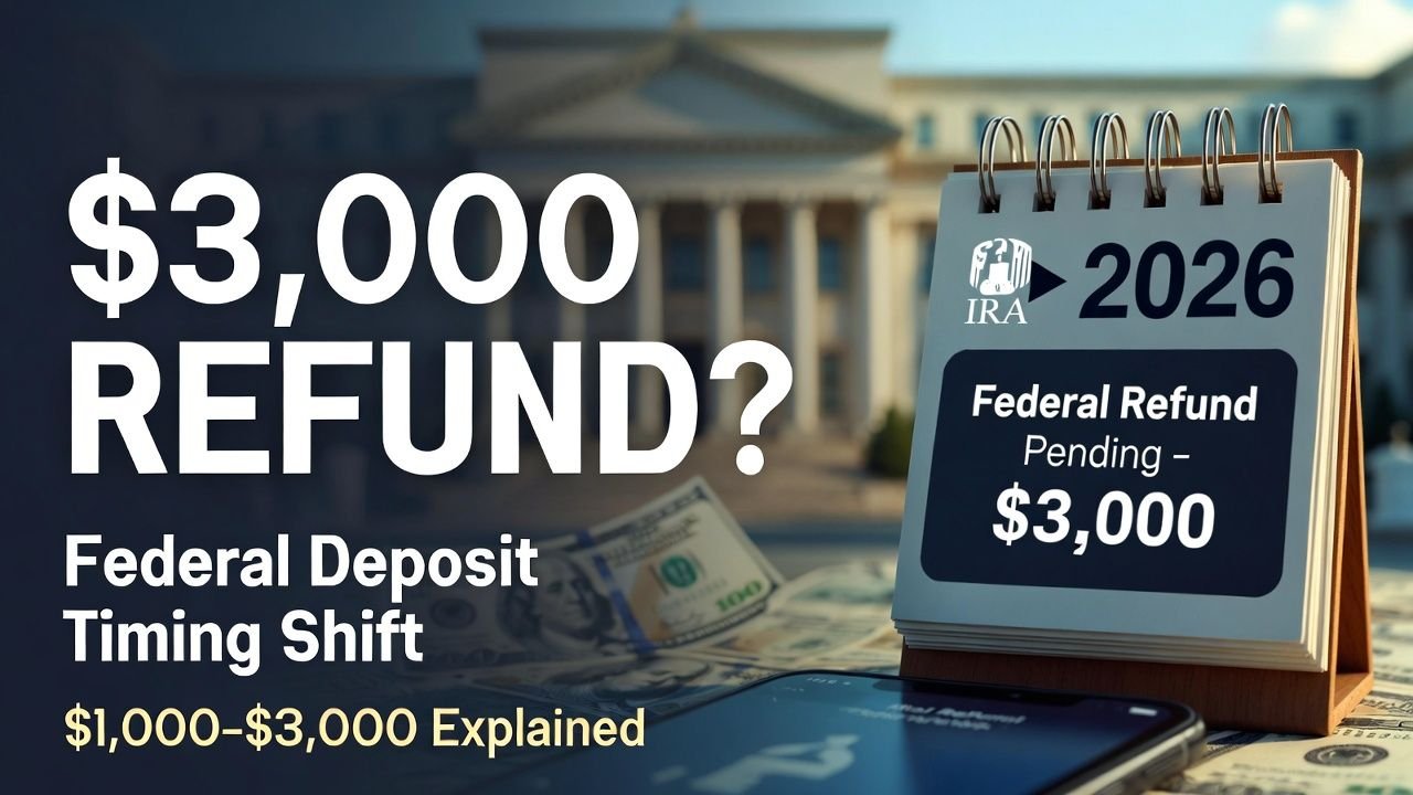 $3,000 Federal Refund: How Federal Deposit Timelines Shift for Refunds Near $1,000 to $3,000