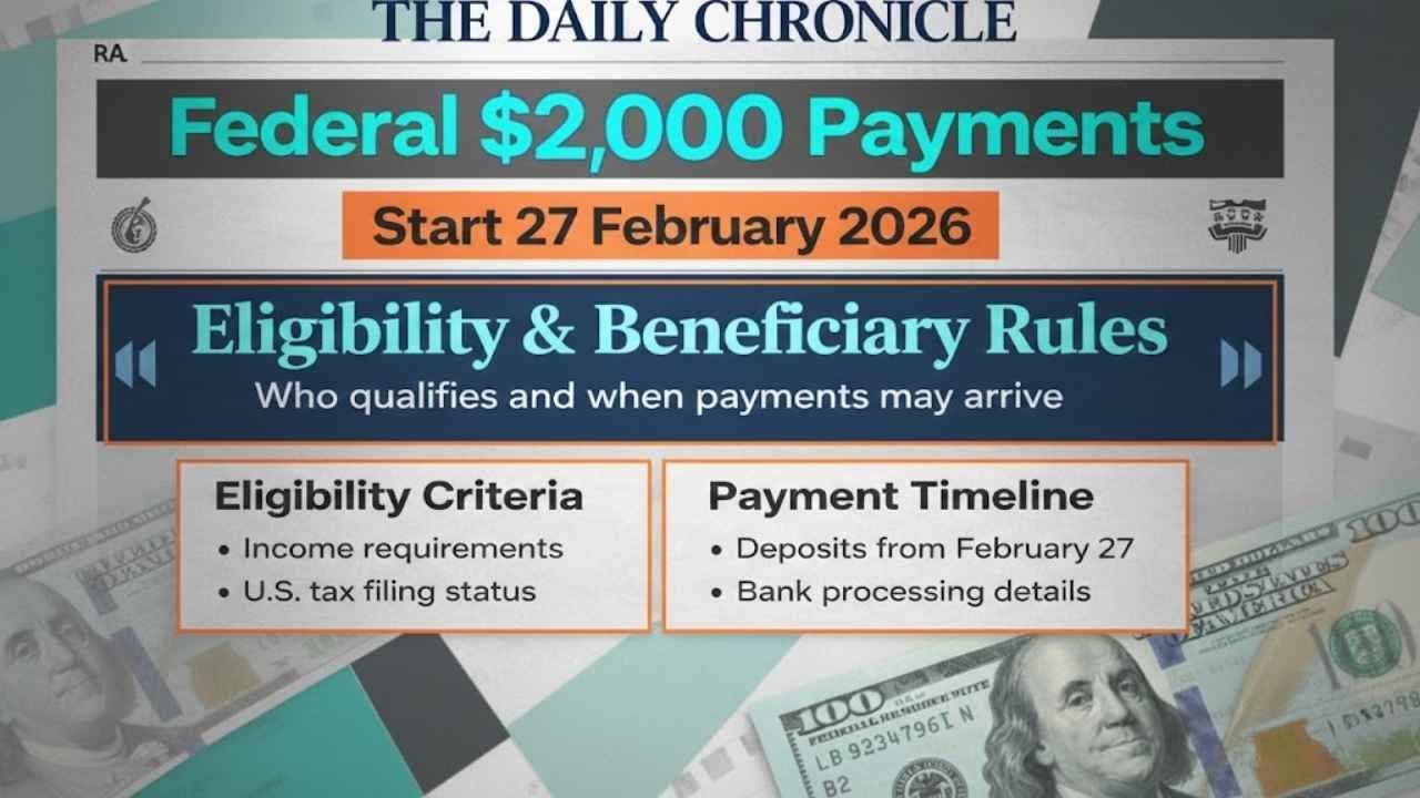 Federal $2,000 Payments Added: February 27, 2026 Eligibility and Deposit Guide