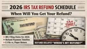 IRS Refund 2026 Update: Official Tax Filing Dates, Refund Schedule & Payment Timeline Explained
