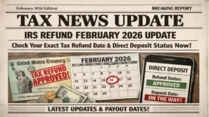 IRS Refund February 2026 Update: Check Your Exact Tax Refund Date & Direct Deposit Status Now