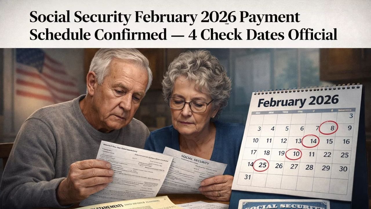 Social Security February 2026 Payment Schedule Confirmed — 4 Check Dates Official