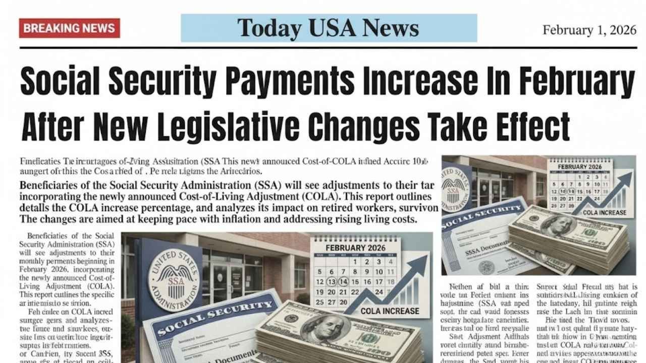 Social Security Payments Increase in February: Added Benefits After New Law Changes