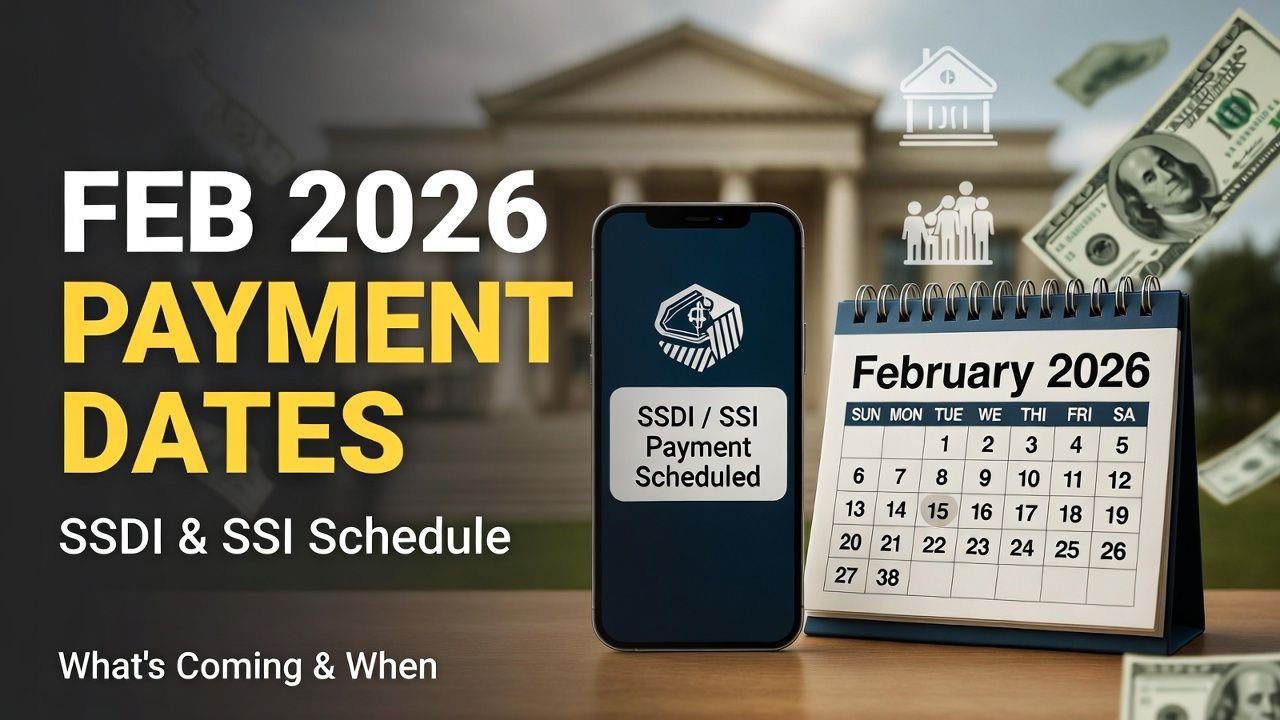 What’s Coming and When! February 2026 SSDI and SSI Payment Schedule | SSDI Payment Dates