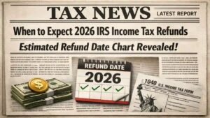 When to Expect 2026 IRS Income Tax Refunds – Estimated Refund Date Chart Revealed